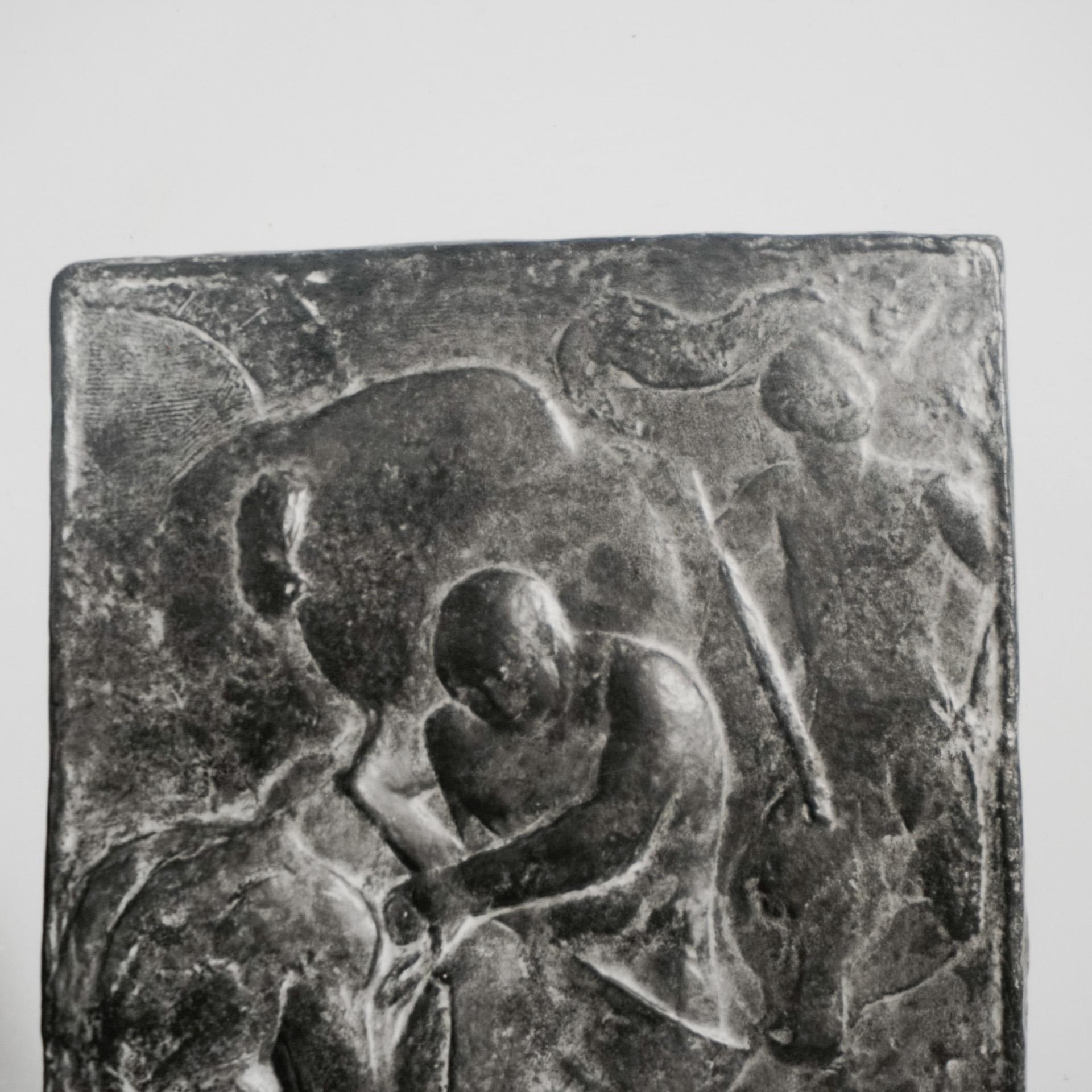 Milieu du XXe siècle Photographie de sculpture d'archives Manolo Hugue, datant d'environ 1960