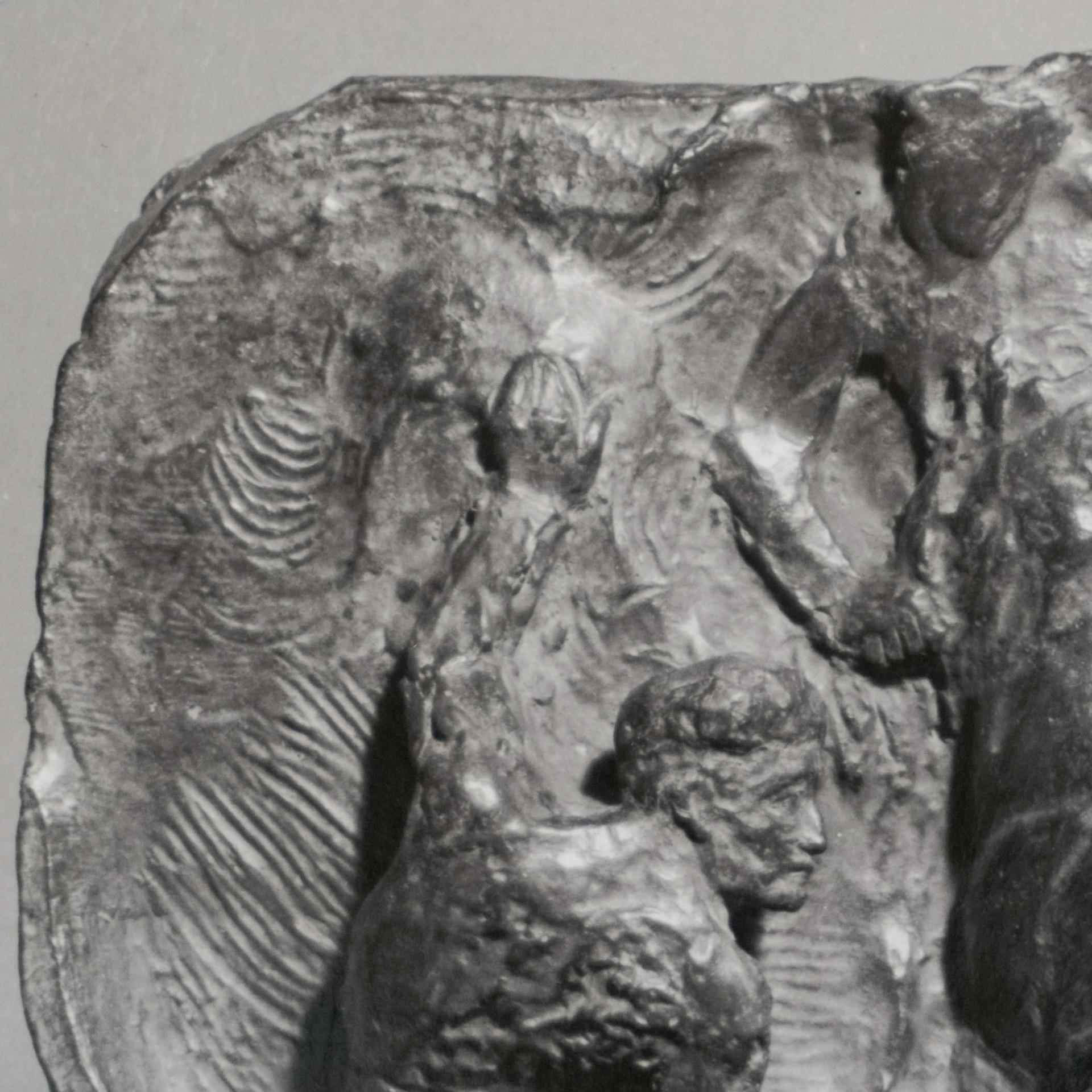 Metà XX secolo Fotografia di scultura dell'archivio Manolo Hugue, 1960 circa in vendita