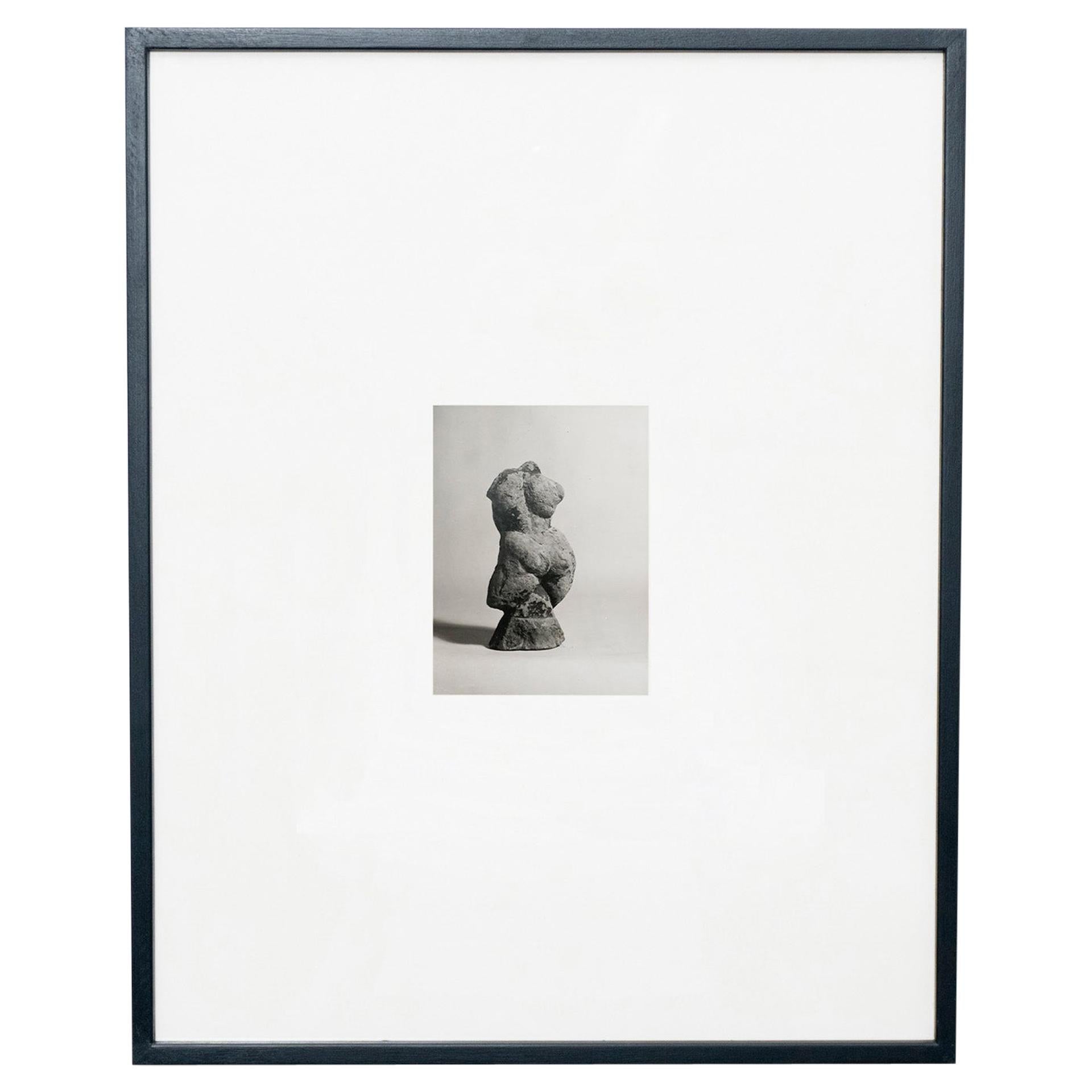 Photographie de sculpture d'archives Manolo Hugue, datant d'environ 1960