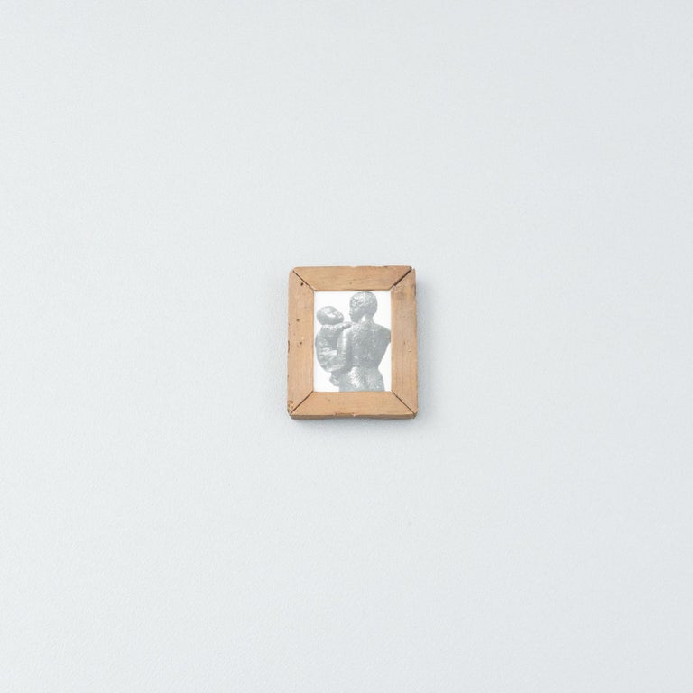 Manolo Hugué archive photography of sculpture.
Printed, circa 1960.
Wood frame included.


Materials:
Gelatin silver bromide print

Dimensions:
D 1.5 cm x W 6.8 cm x H 8.3 cm

We offer free worldwide shipping for this piece.