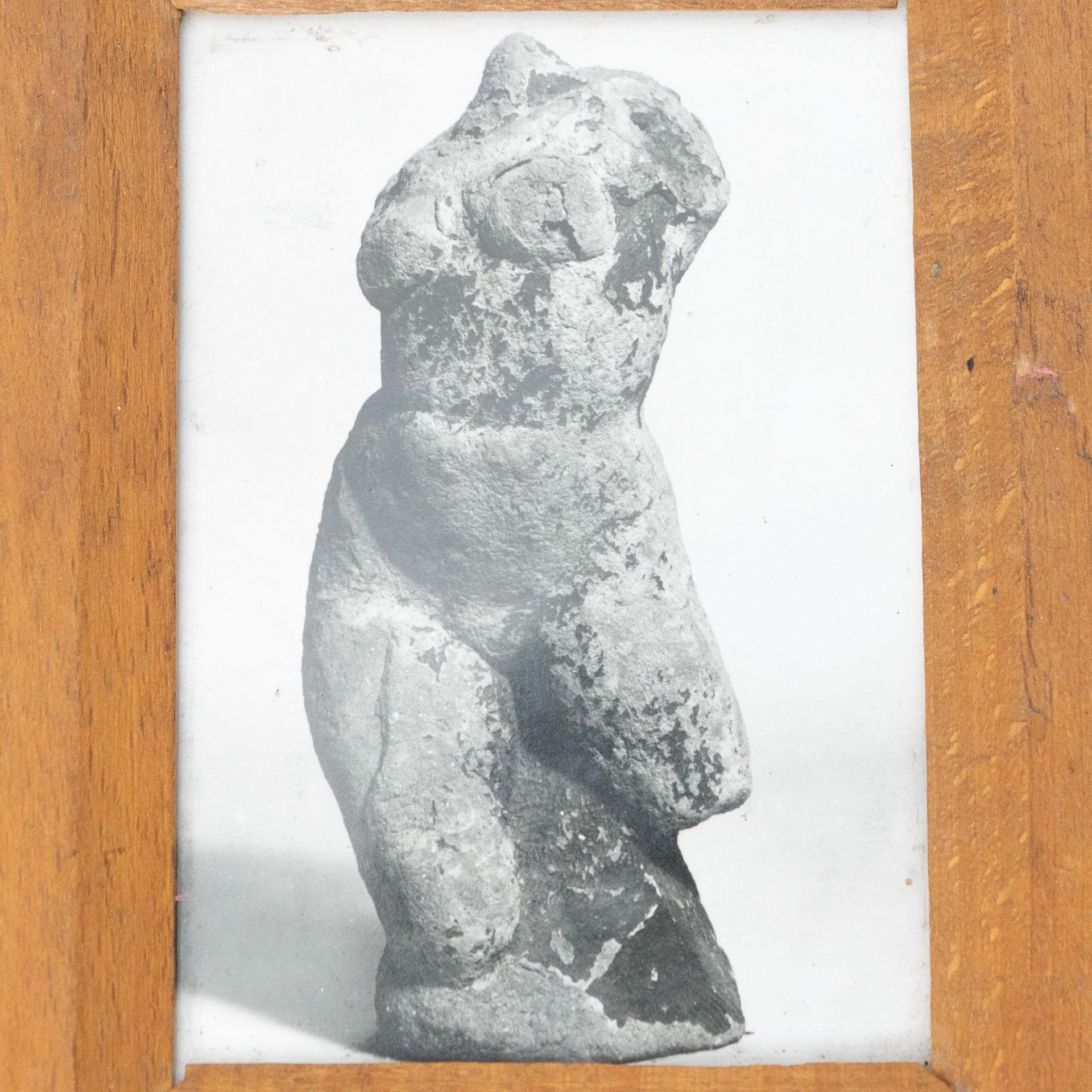 Mid-20th Century Manolo Hugué Archive Photography of Sculpture, Free Shipping