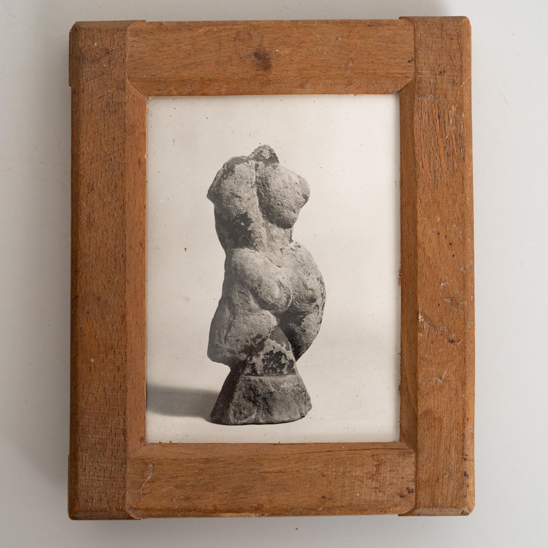 Manolo Hugué Vintage gerahmte Archive Fotografie von Skulptur im Zustand „Gut“ im Angebot in Barcelona, Barcelona