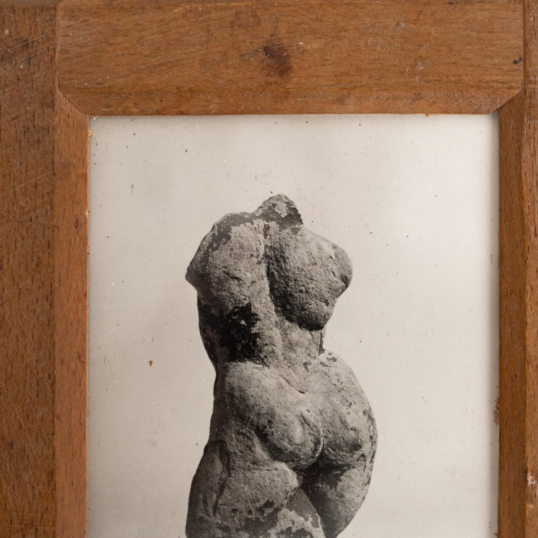 Manolo Hugué Vintage gerahmte Archive Fotografie von Skulptur (Mitte des 20. Jahrhunderts) im Angebot