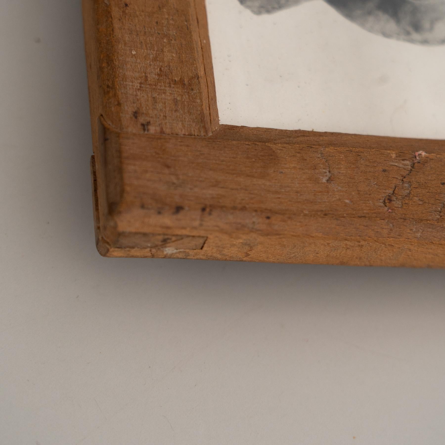 Manolo Hugué Vintage gerahmte Archive Fotografie von Skulptur im Angebot 1