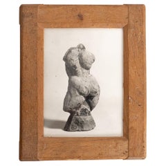 Manolo Hugué Vintage Encadré Archive Photographie de Sculpture