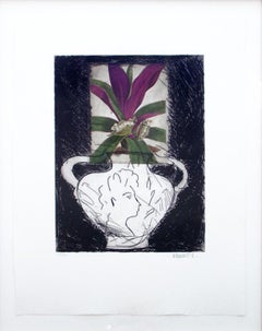 Flores 1, Modern Signed Etching by Manolo Valdes