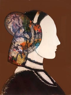 Manolo Valdés, 2006. Etching, Aquatint and Collage in colors.