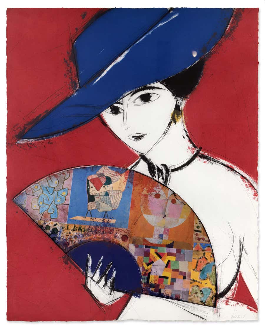 Dama con sombrero