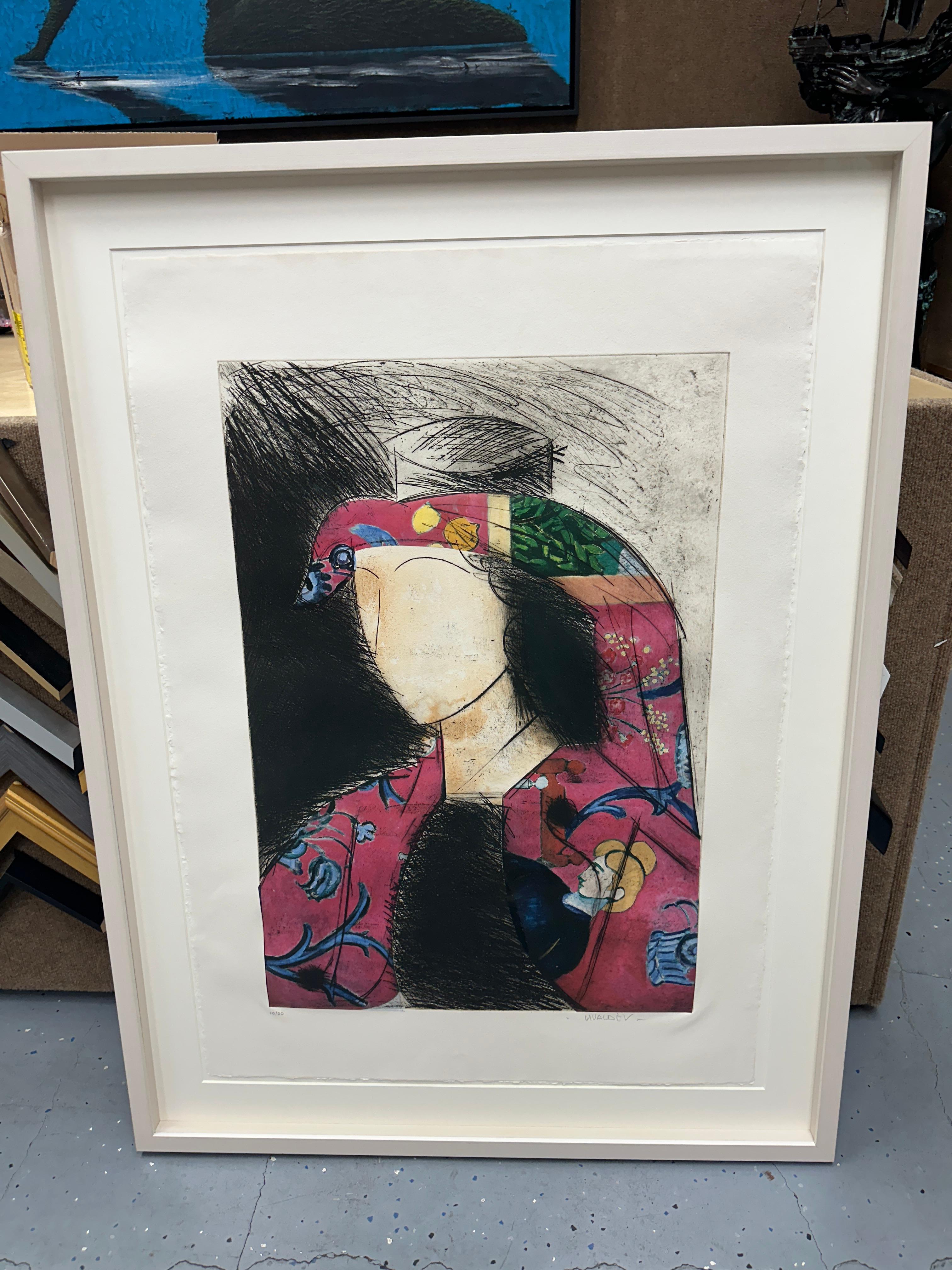 La Dama de Argel - Print by Manolo Valdes