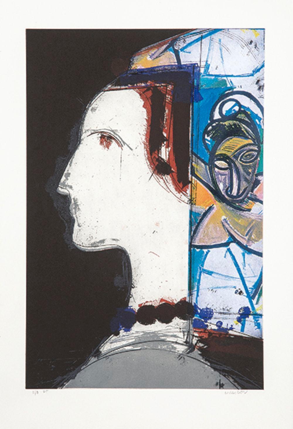 Manolo Valdes Etching, Untitled