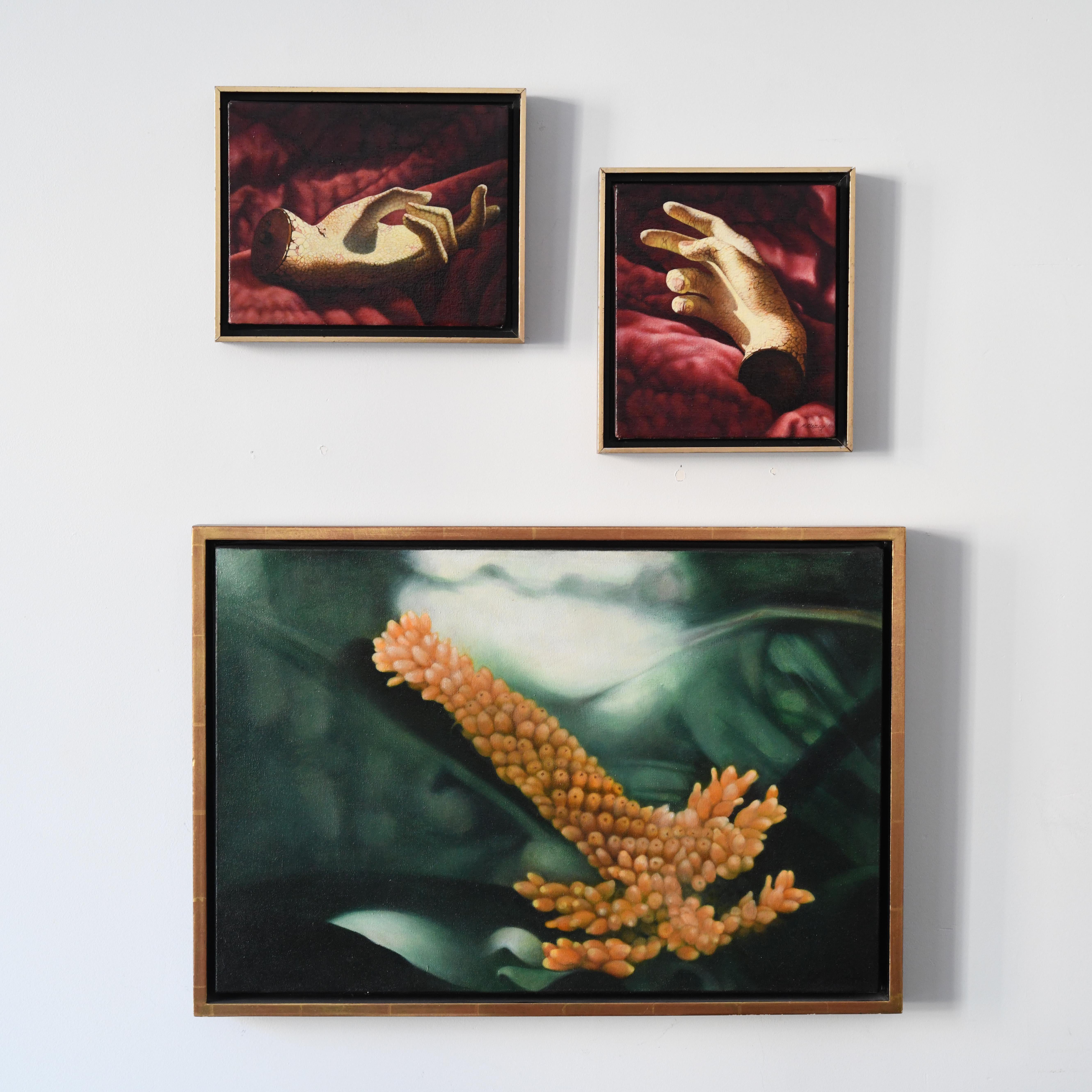Dipinti a mano con foto realistiche - Still-Life Painting Nero di Manon Cleary