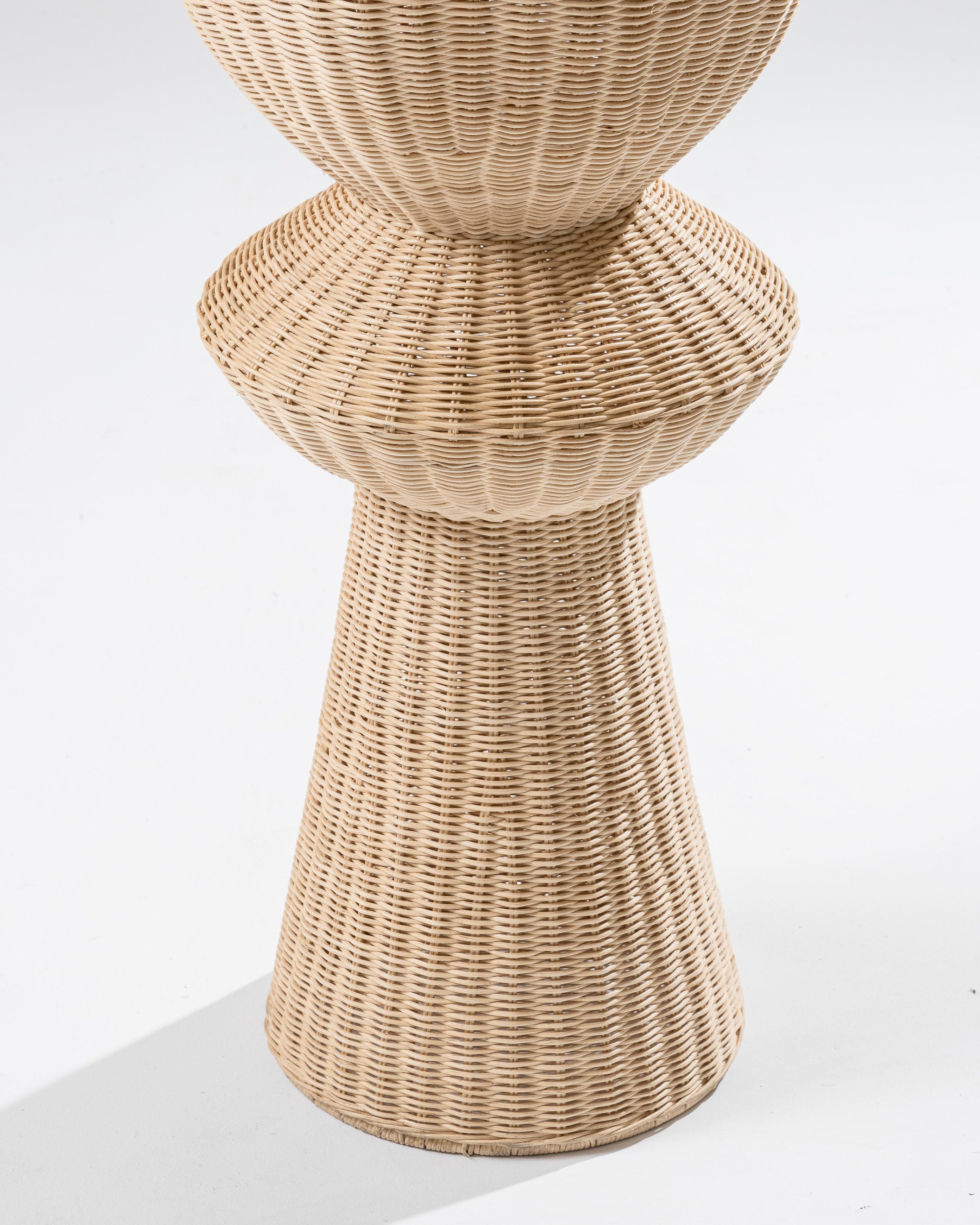 Manon-Säule aus Rattan im Angebot 1