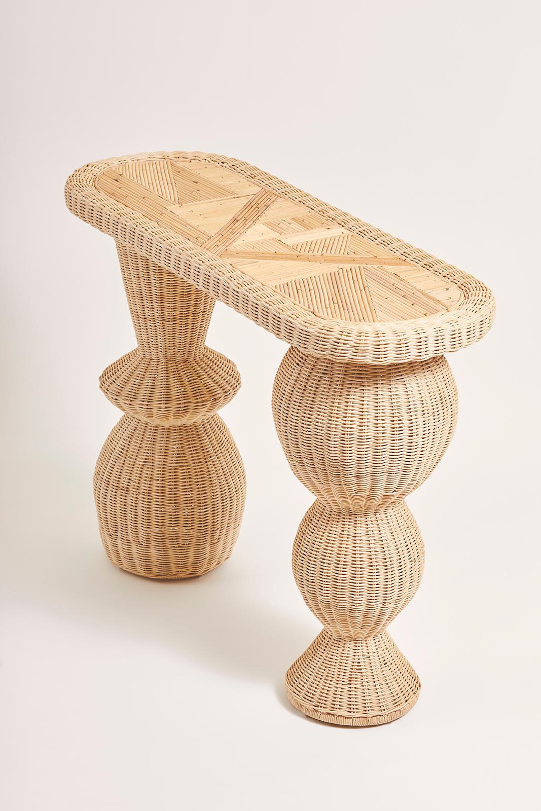 Rattan Console Manon in vendita