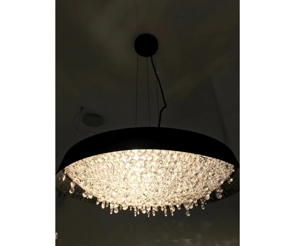Italiano Lampadario in cristallo Manooi Tondo di Lee Broom in vendita