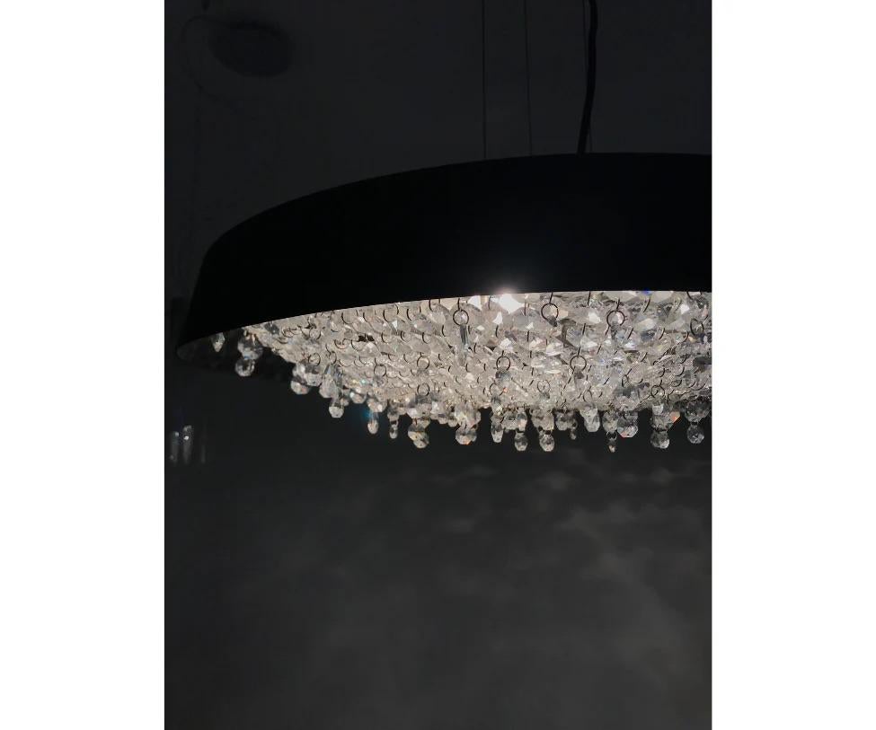 Lampadario in cristallo Manooi Tondo di Lee Broom In condizioni ottime in vendita a Boston, MA