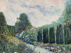Manor Shadian ** English Garden ** Original Oil