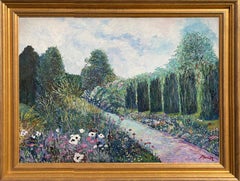 Manor Shadian ** English Garden ** Original Oil