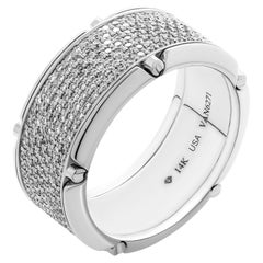 Used Man`s Pave Wedding Band