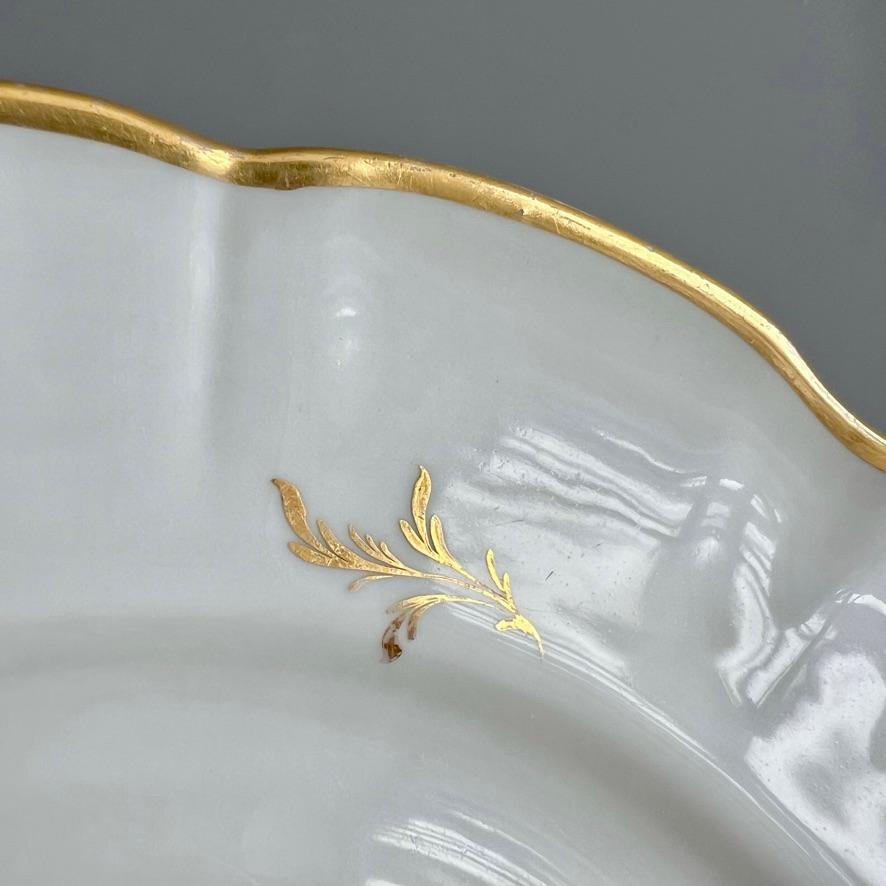 Assiette Mansfield, Monochrome Sépia Ranunculus par W. Billingsley, 1799-1802 (2) en vente 3