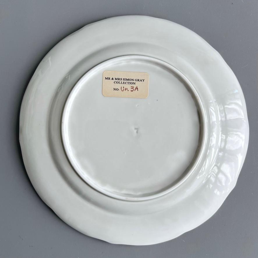 Assiette Mansfield, Monochrome Sépia Ranunculus par W. Billingsley, 1799-1802 (2) en vente 6