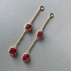 Mansin Spinel Earring Enhancer in 18k Yellow gold