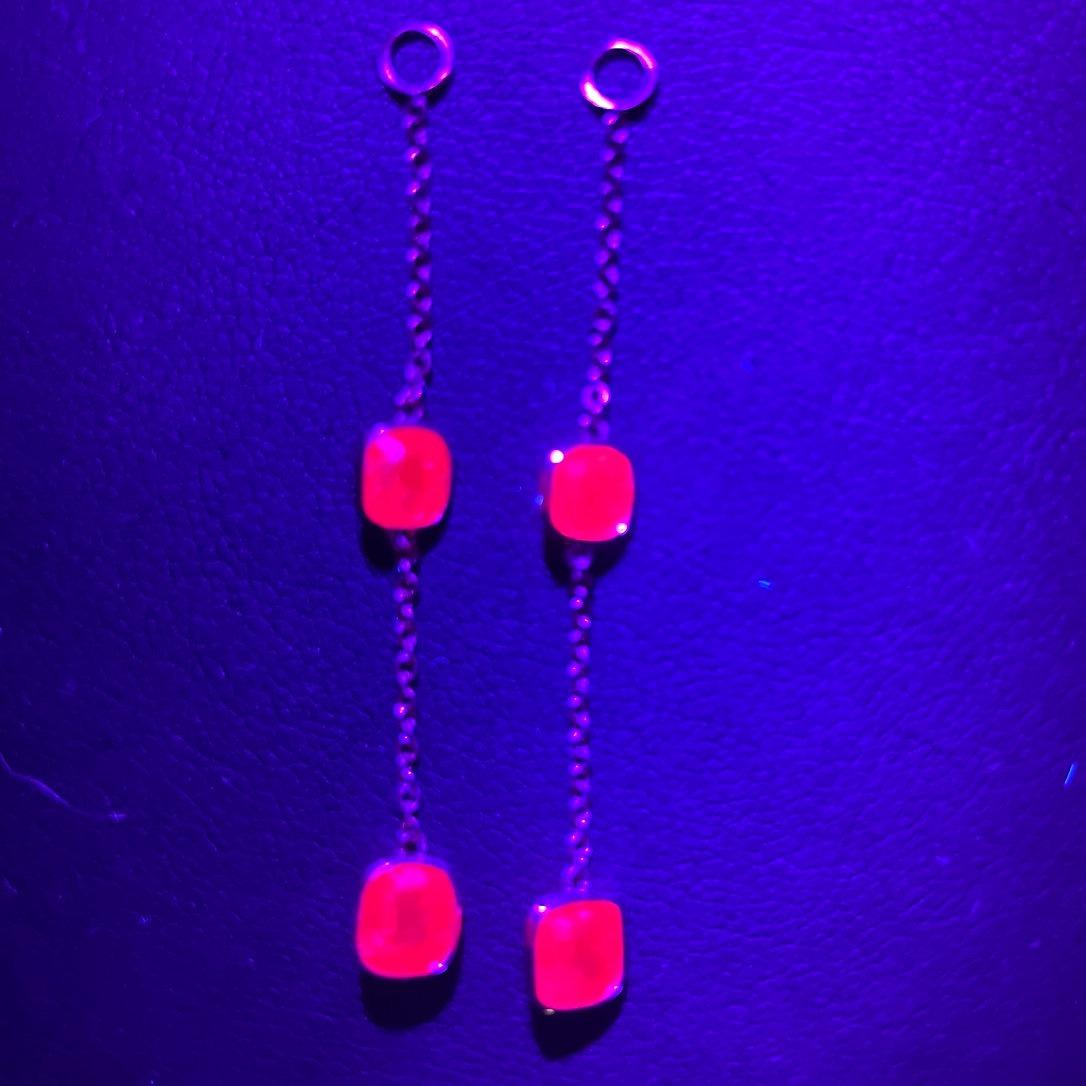 Mansin Spinel Earring Enhancer in 18k Yellow gold In New Condition In Singapore, SG