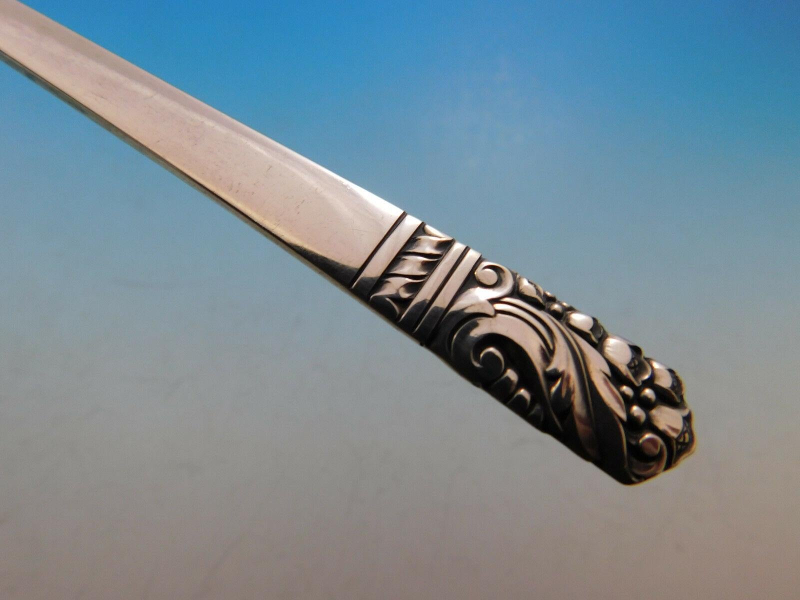 20ième siècle Ensemble de couverts en argent sterling 8 services 41 pièces Mansion House par Heirloom Oneida