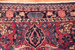 Mansion Size Antique Persian Kerman Floral Sickle Design Rug 12'8" x 26'