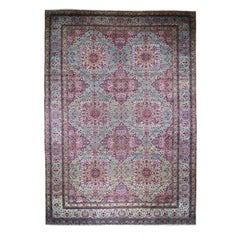 Mansion Size Antique Persian Lavar Kerman Mint Condition Full Pile Hand Knotted