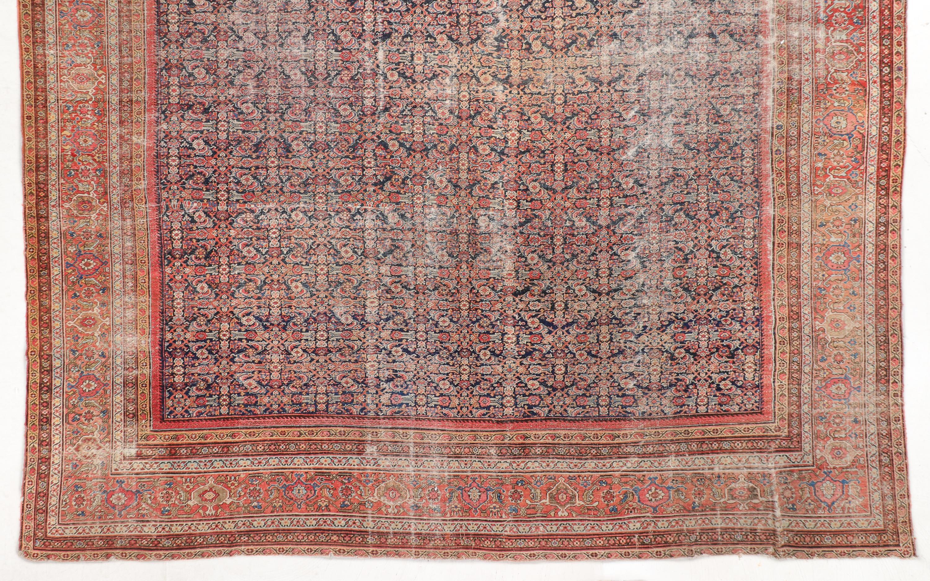 Début du 20ème siècle Magnifique tapis ancien Sultanabad 16x24 datant d'environ 1900 en vente