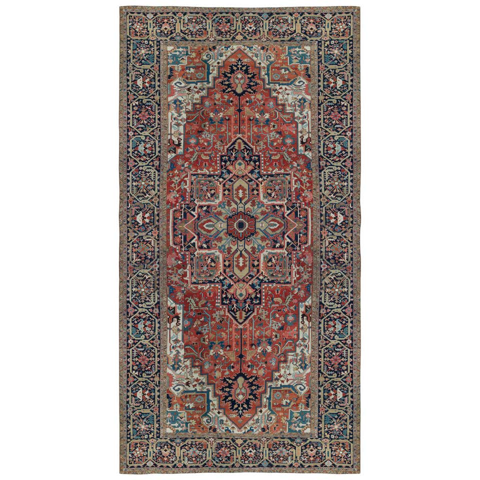 Mansion Sized Antique Persian Serapi Rug, circa 1900 For Sale at ...