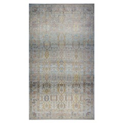Mansion sized 21st Century Sultanabad Master 19x33 Light Blue Handmade Area Rug