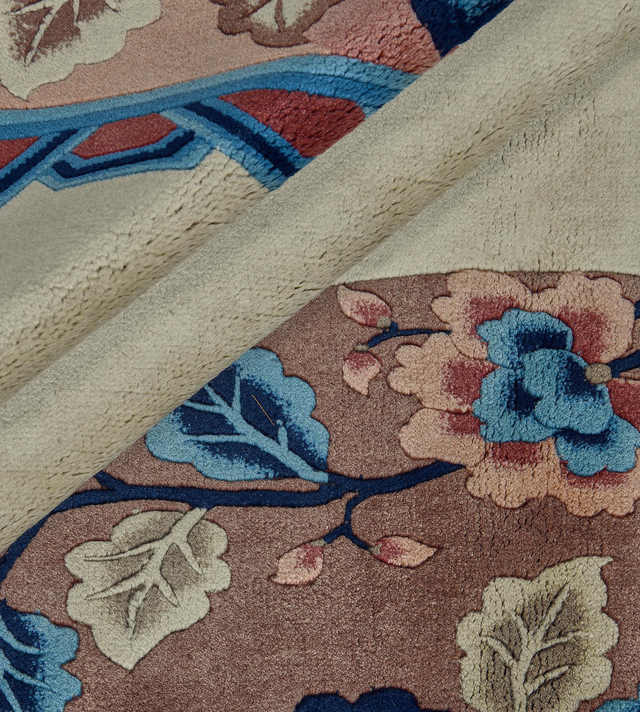 Tappeto Mansour Fine Handmade Modern Chinese Deco in vendita 5