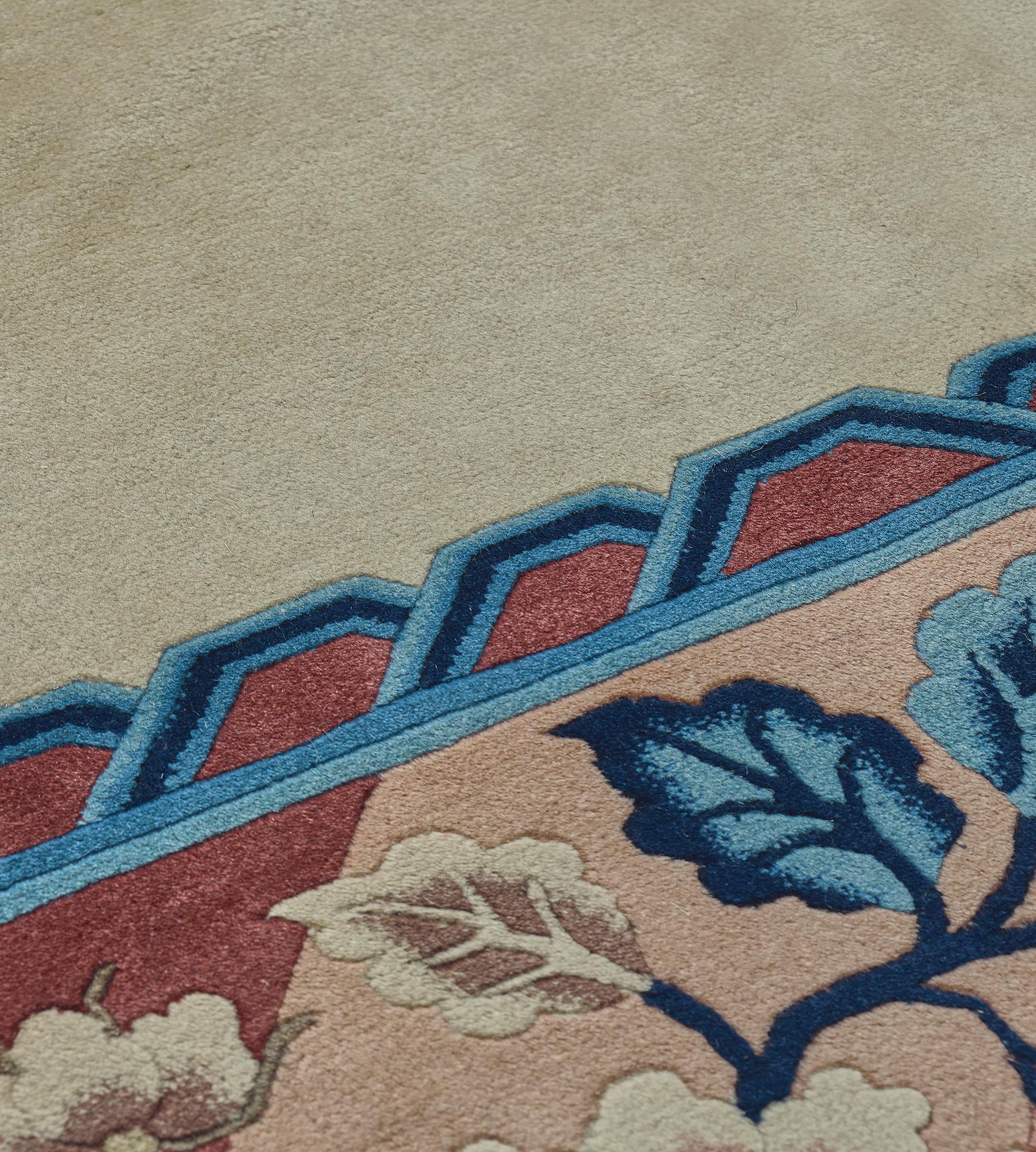 XXI secolo e contemporaneo Tappeto Mansour Fine Handmade Modern Chinese Deco in vendita