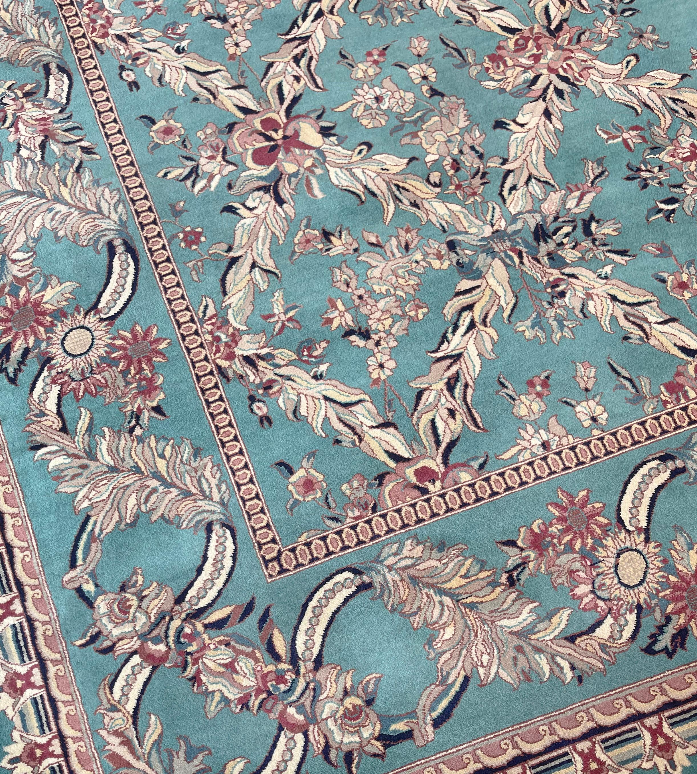 Annodato a mano Tappeto Mansour Fine Revival Tabriz fatto a mano in vendita