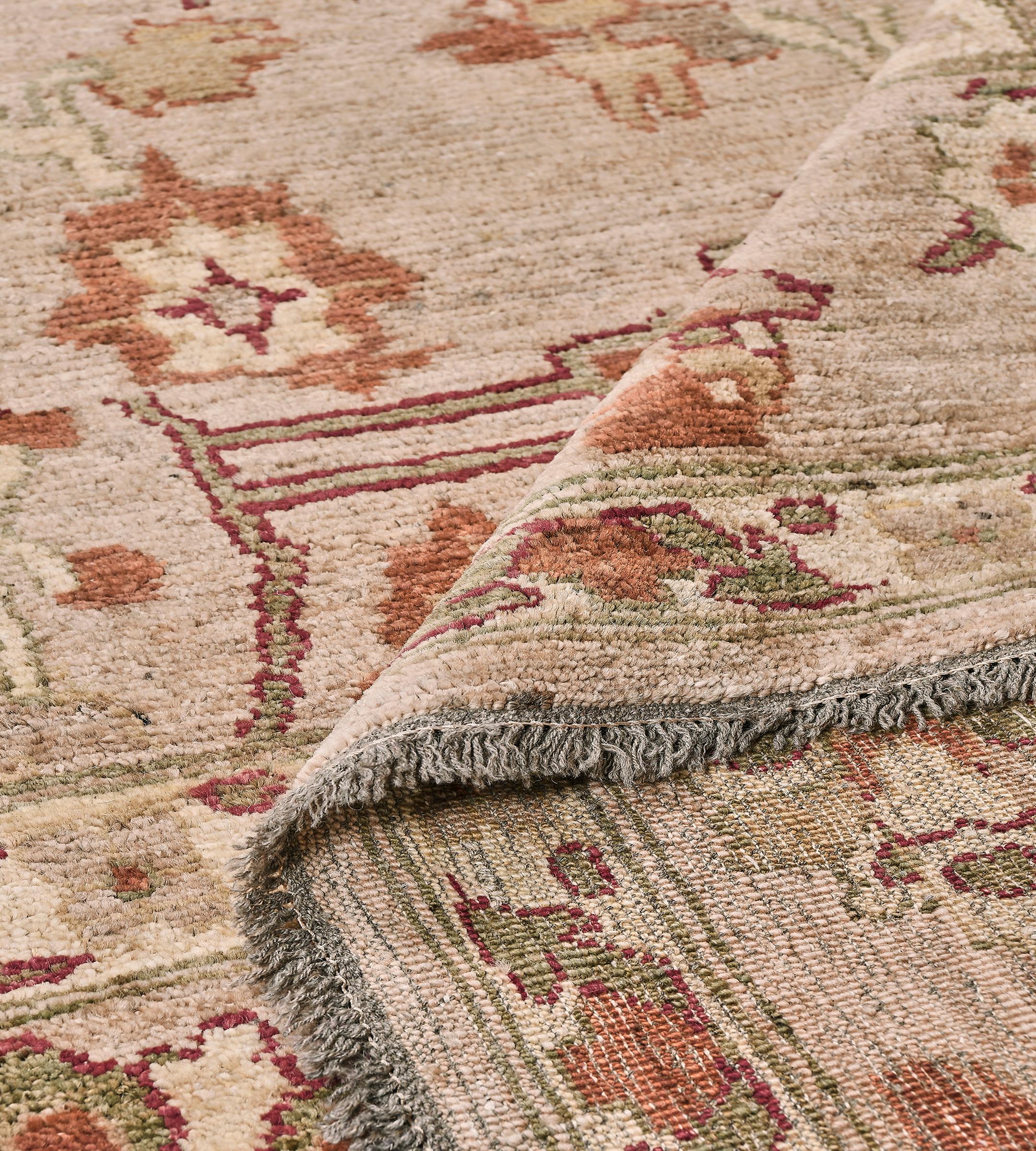 Mansour Fine Quality Handwoven Agra Rug For Sale 1