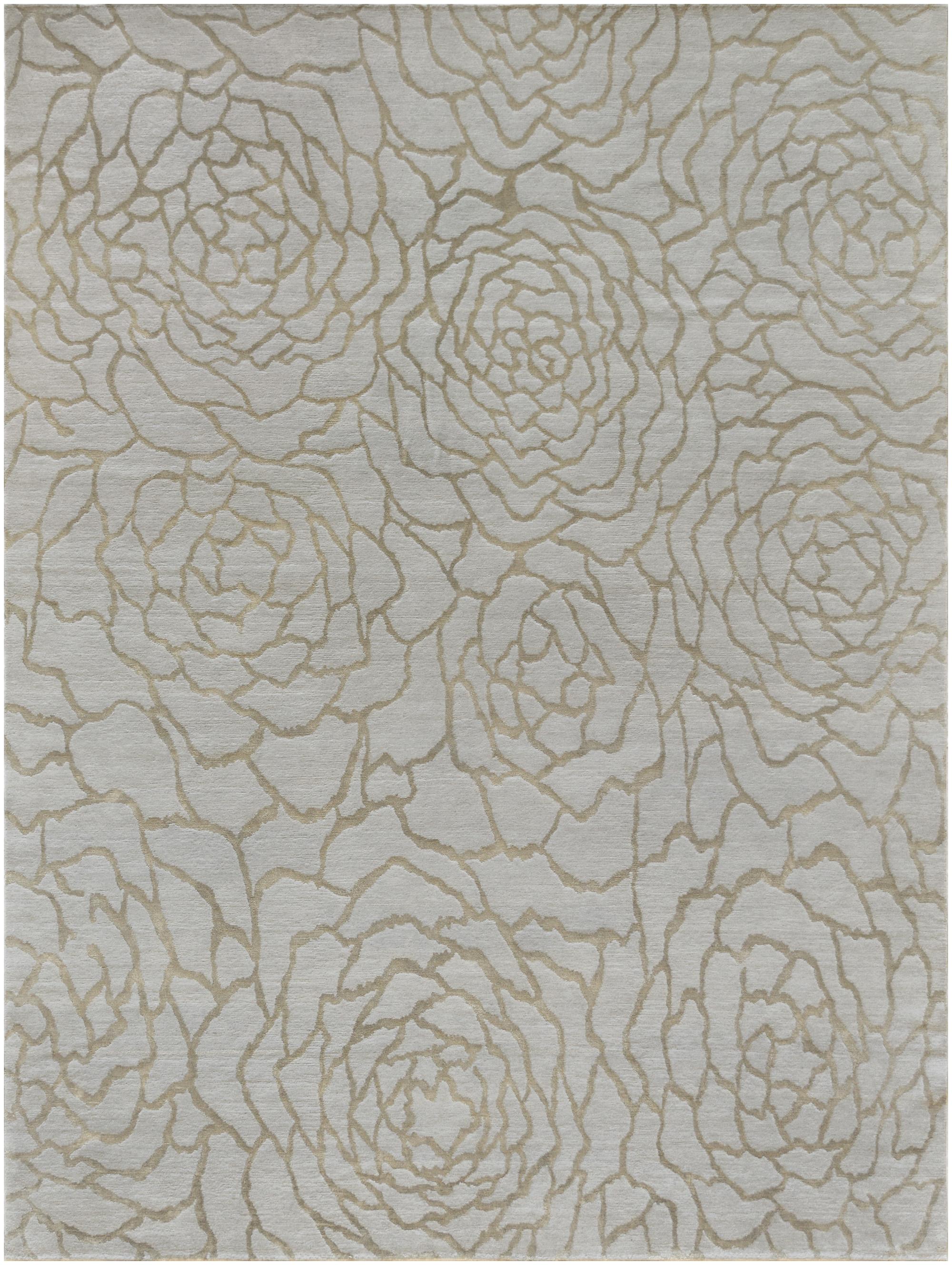 The Mansour Modern Abstract collection interprets nature through a contemporary lens. The rugs are made from the finest quality Tibetan wool and some with the addition of lustrous silk. The Abstract rugs are hand-knotted in a high knot count for a