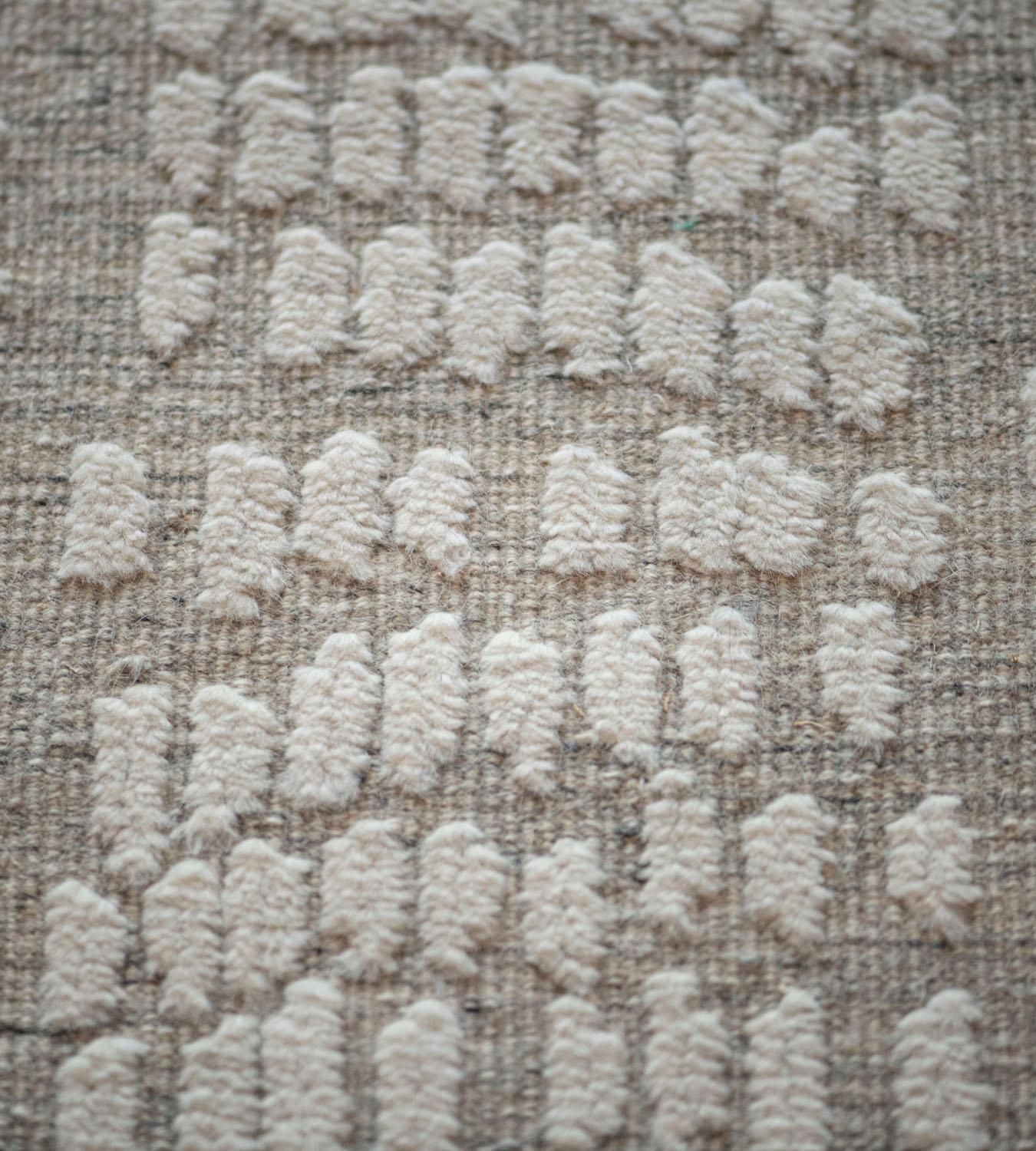 Hand-Knotted Mansour Modern Handwoven Moroccan Inspired Wool Rug