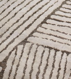 Mansour Modern Handwoven Wool Abstract Rug