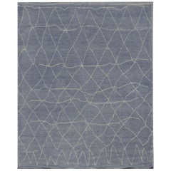 Mansour Modern Handwoven Wool Moroccan Inspired Rug