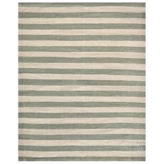 Mansour Modern Swedish Inspired Handwoven Wool Flat-Weave Rug