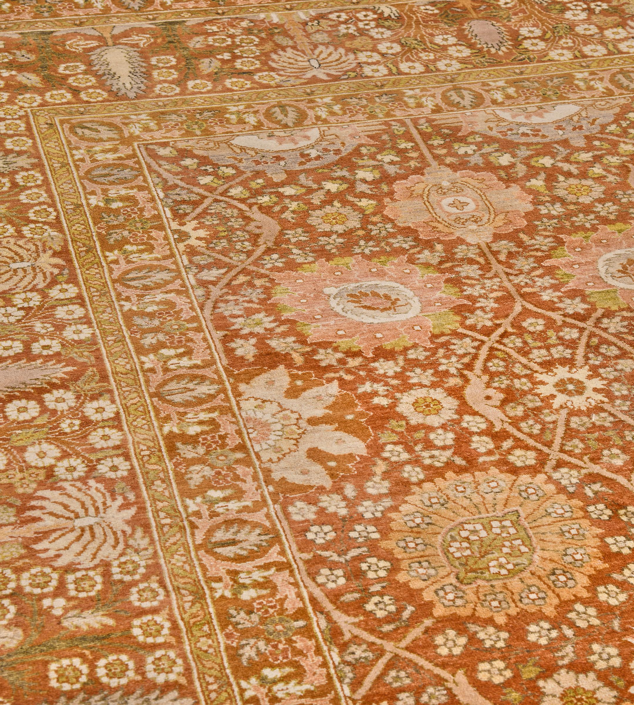 Mansour Quality Handwoven Tabriz Rug In New Condition In West Hollywood, CA