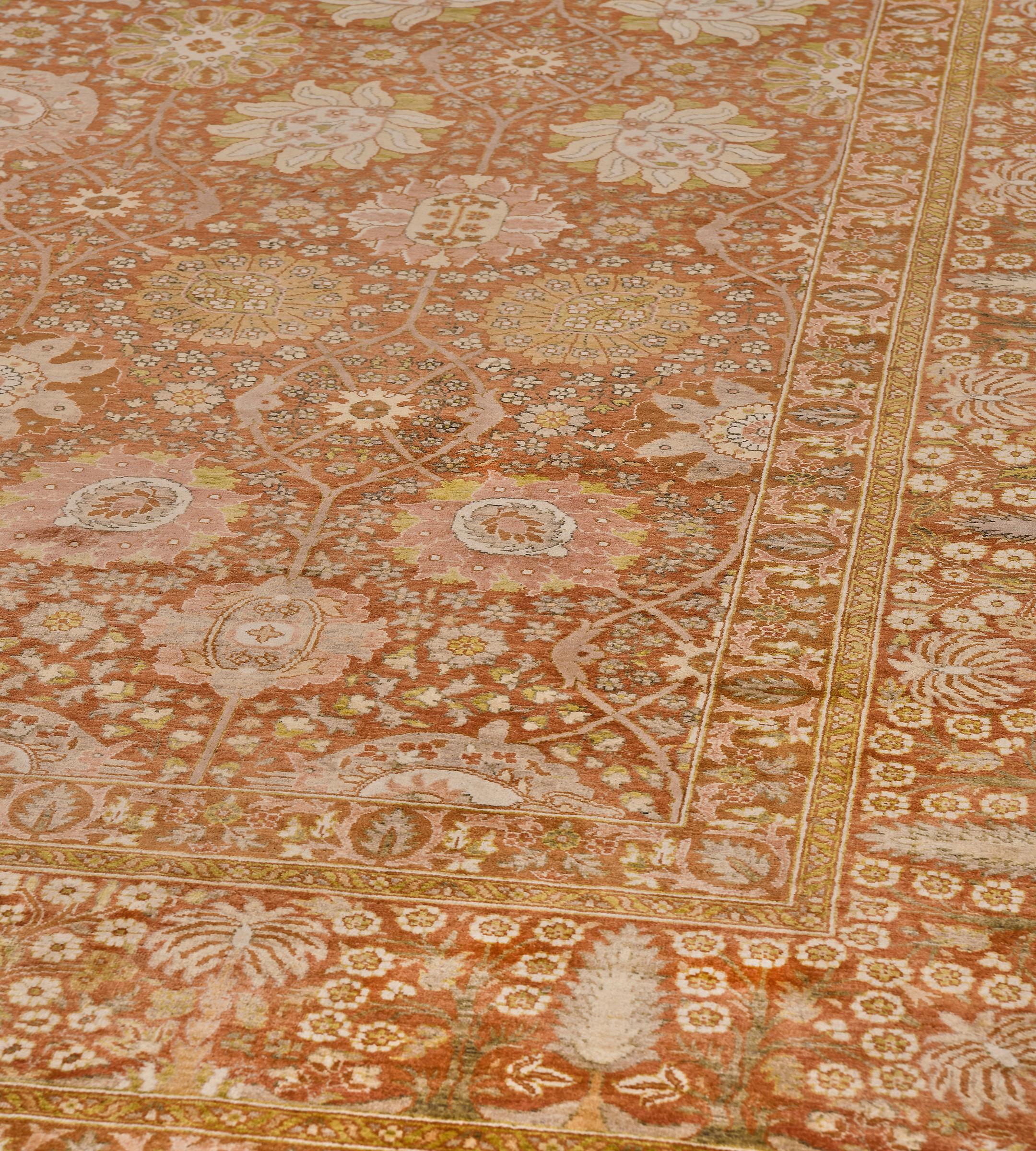 Wool Mansour Quality Handwoven Tabriz Rug