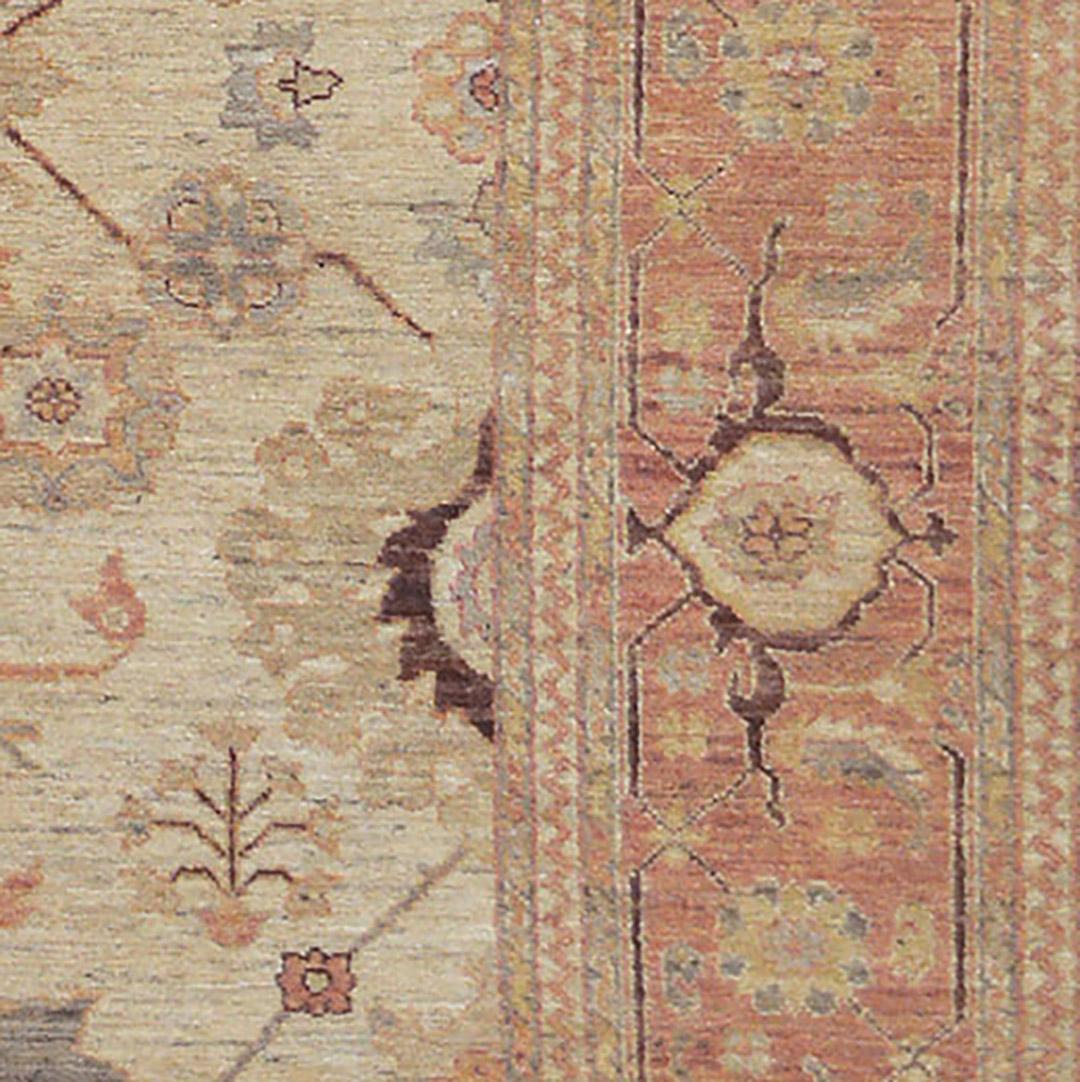 Hand-Woven Mansour Quality Persian Handwoven Agra Rug