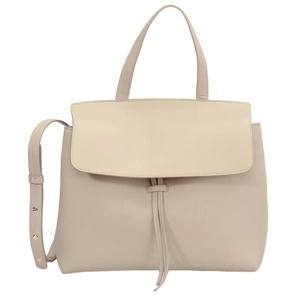 Mansur Gavriel Beige Leather Lady Tote