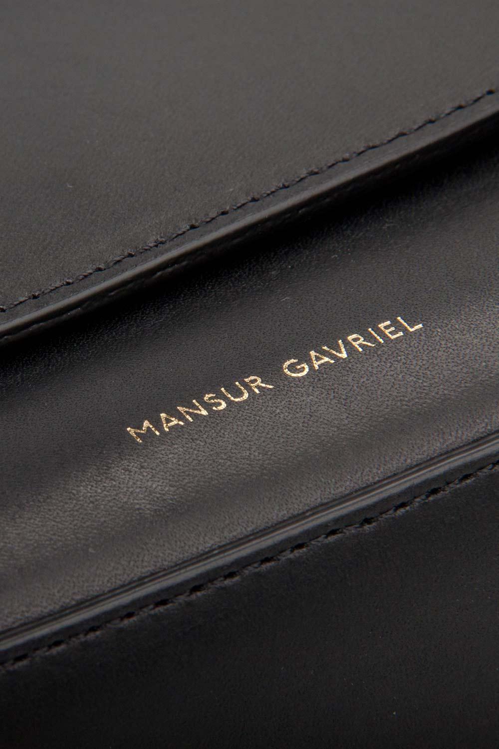 Mansur Gavriel Black Leather Crossbody Bag 2