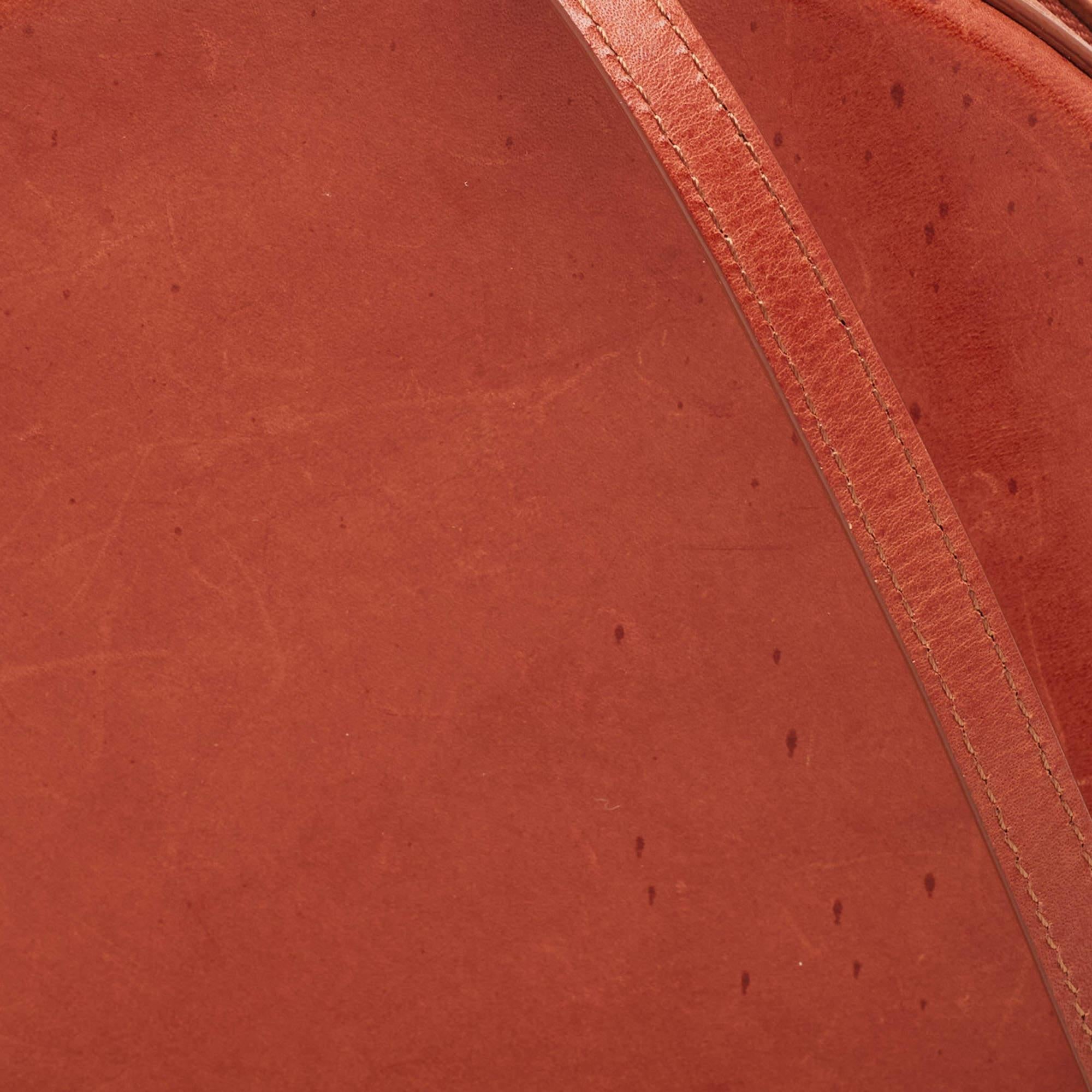 Mansur Gavriel Brown Leather Circle Crossbody Bag 1