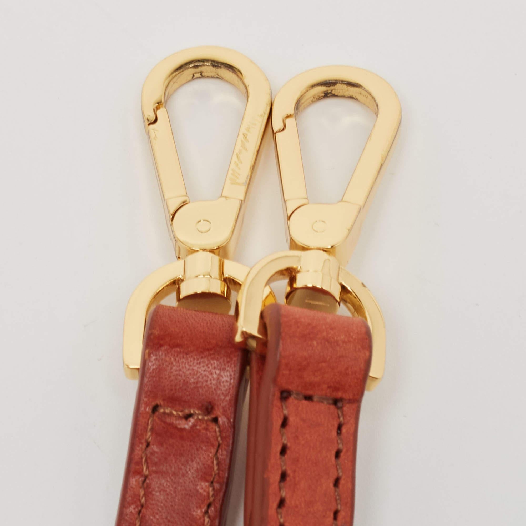 Mansur Gavriel Brown Leather Circle Crossbody Bag 4