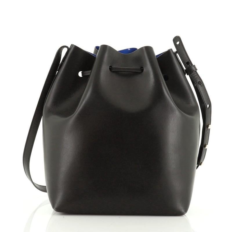 Mansur Gavriel Bucket Bag Leather Large In Good Condition In NY, NY