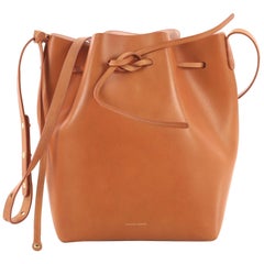 Used Mansur Gavriel Bucket Bag Leather Large